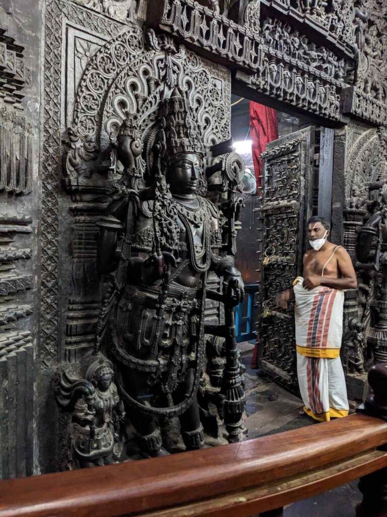 Stone Carvings at Beluru Chennakeshava Temple