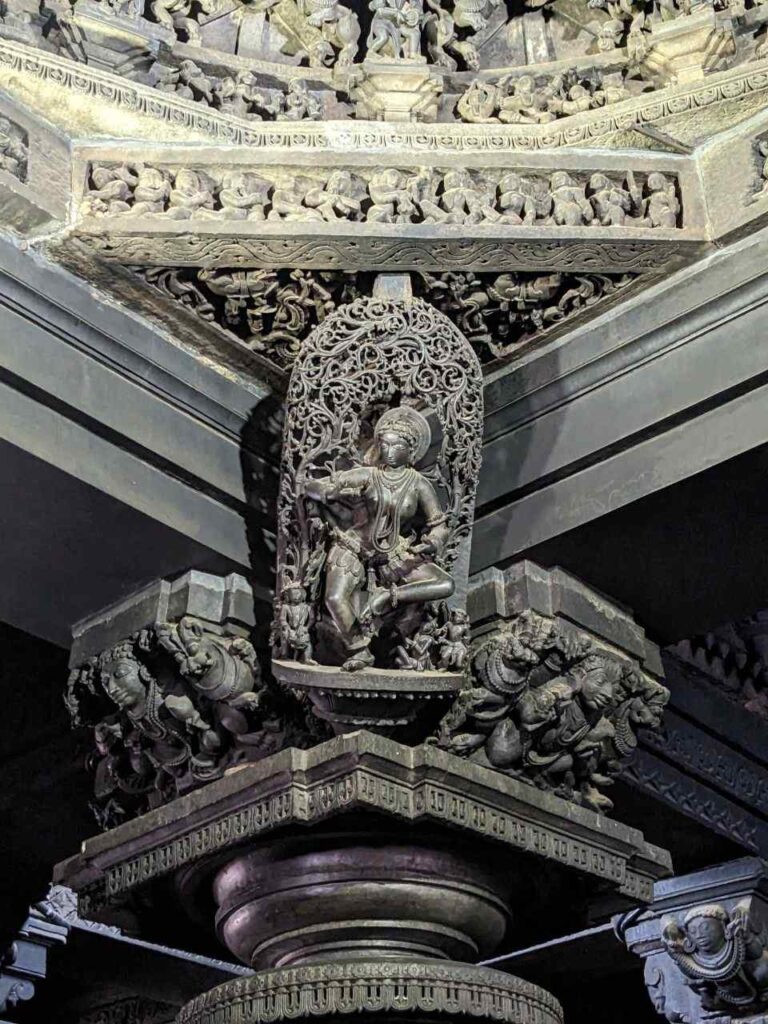 Stone Carvings at Beluru Chennakeshava Temple