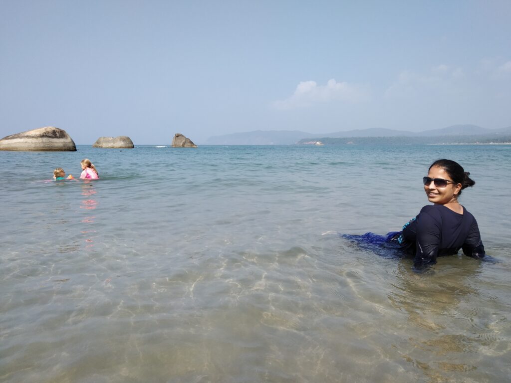 Goa Beach - Clean Water Swim